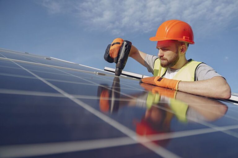 solar panel installation